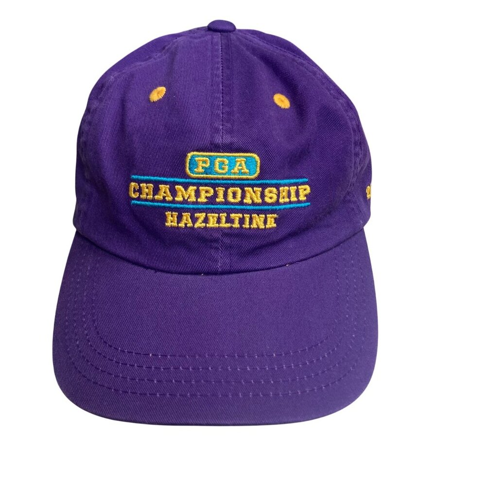Vintage PGA Golf Championship 2002 Hazeltine Cap Hat Adjustable Cotton Imperial